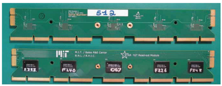 Readout module incorporating five APV25 chip interfaces