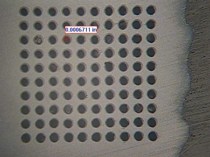 8 micron security bar code.