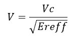 Signal integrity Via stub equation 1