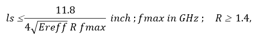 Signal integrity Via stub equation 13