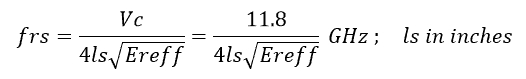 Signal integrity Via stub equation 7