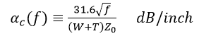 PCB传输线的损耗