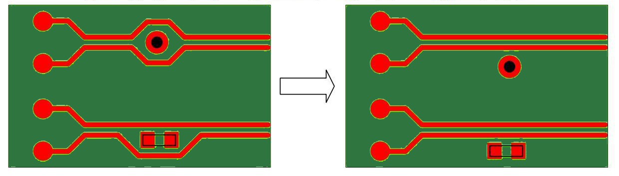 Differential pairs in high speed circuits