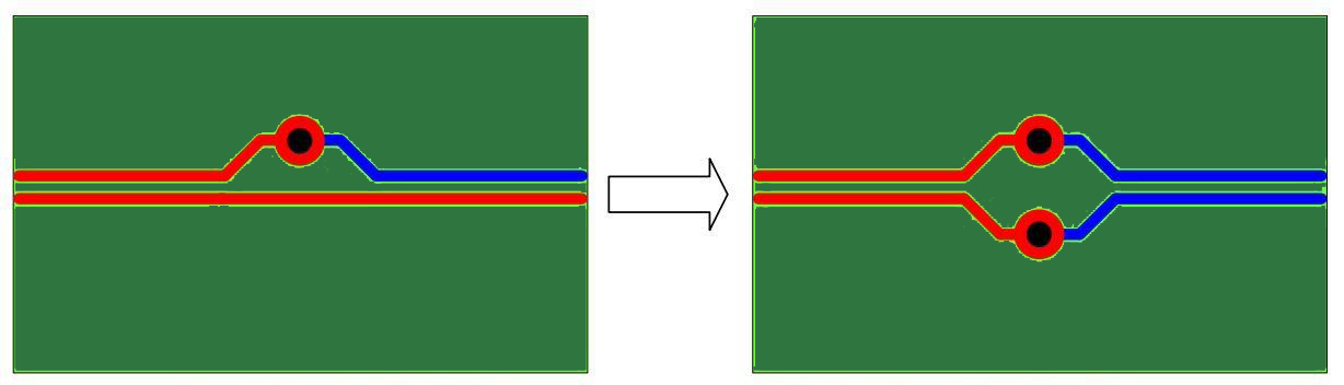 Differential Pairs with Vias