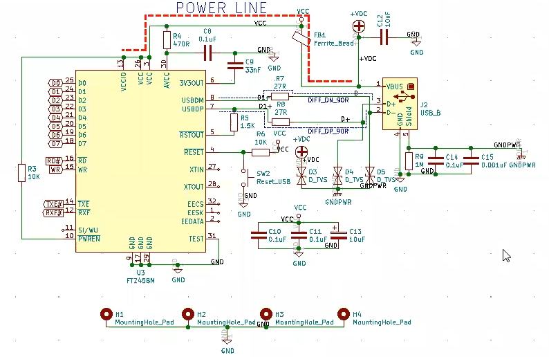 Impedance Matching in Schematic Design in KiCad