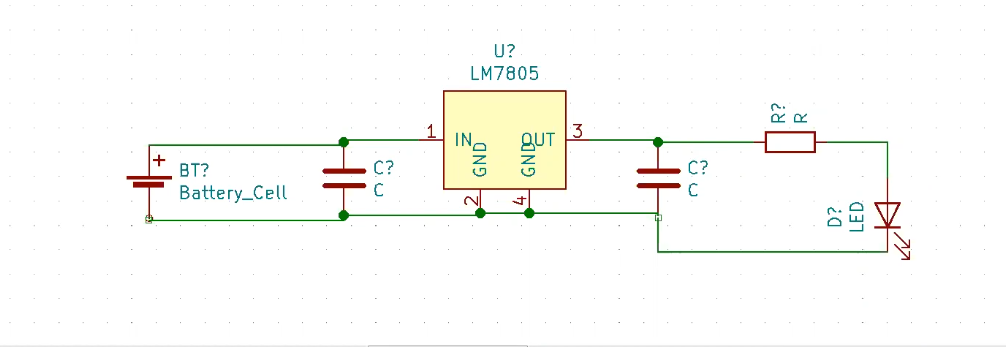 connect symbols in KiCad