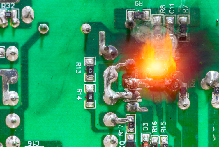Thermal management for PCB power supply design