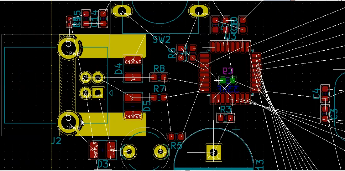 How to route ground in Kicad