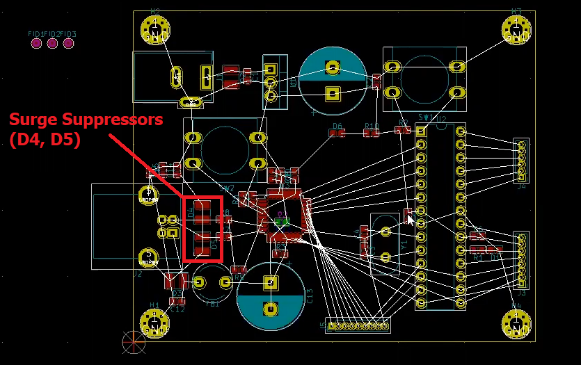 SURGE SUPPRESSOR in kicad