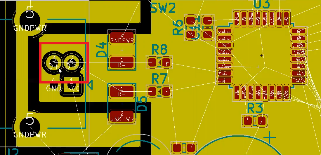 How to route differential pair in Kicad