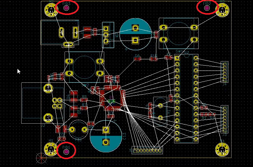 How to place fiducials in Kicad