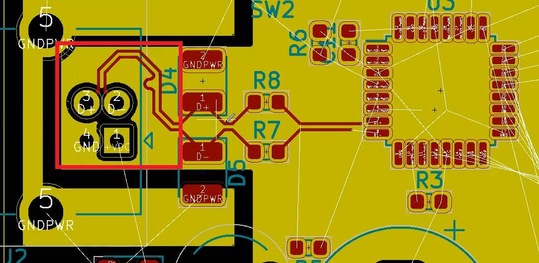 Tuned differential pair line in Kicad