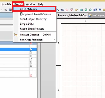 How to export BOM in Altium