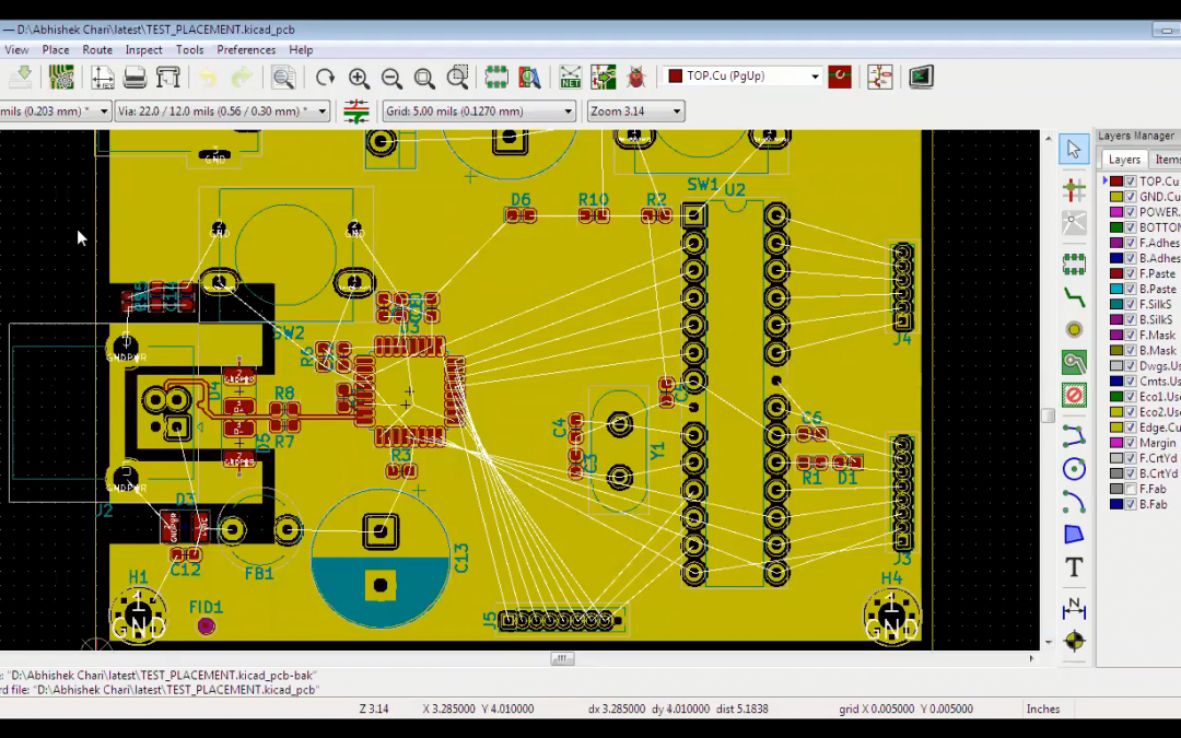 How to Route a PCB in KiCad