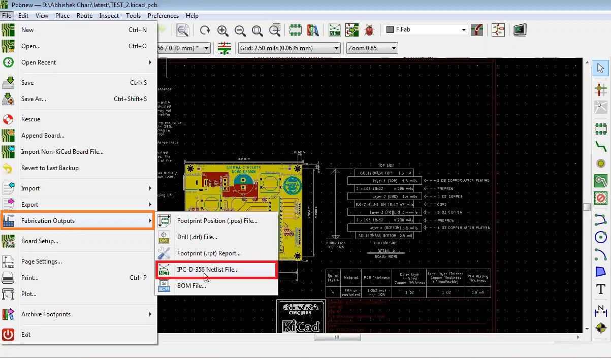 How to generate netlist in Kicad