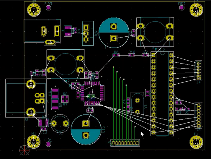 KiCad PCB Bottom Layer