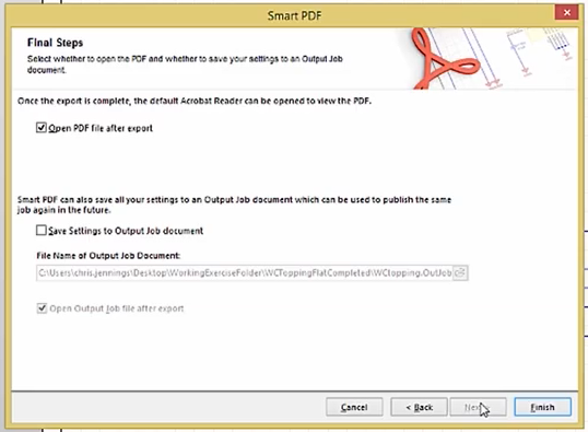 Setup to generate smart pdf in altium