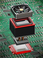 Cooling fans for PCB thermal management