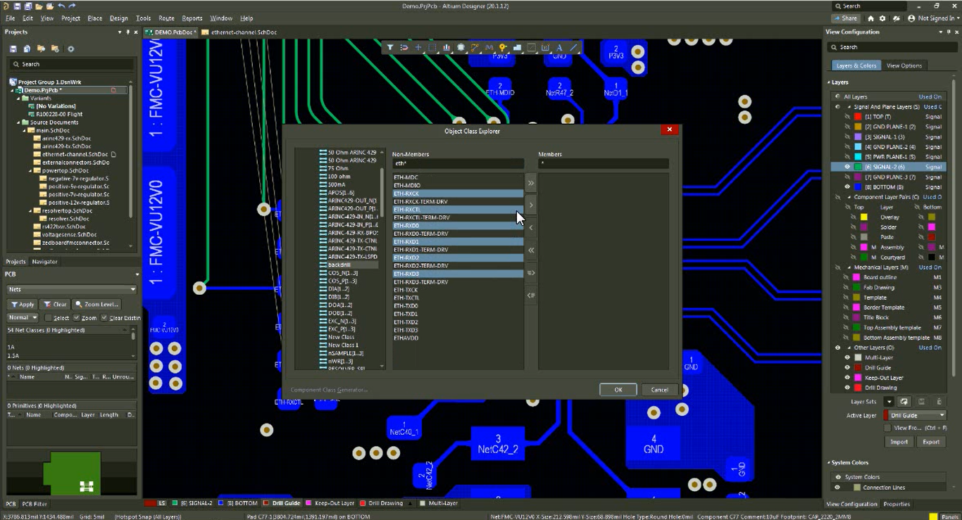 Adding Nets for PCB back drill operation