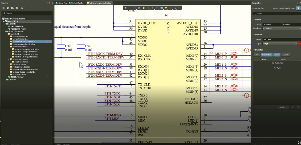 Routing for single-ended 50ohm traces 