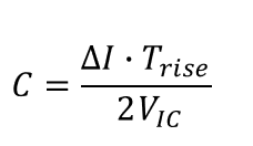 Size of a decoupling capacitor for digital PDN