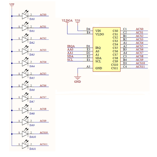 Schematic with labeled nets