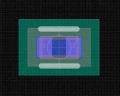 PCB footprint after addition of all layers in Allegro