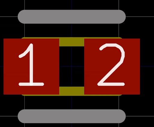 Silkscreen outline in KiCad