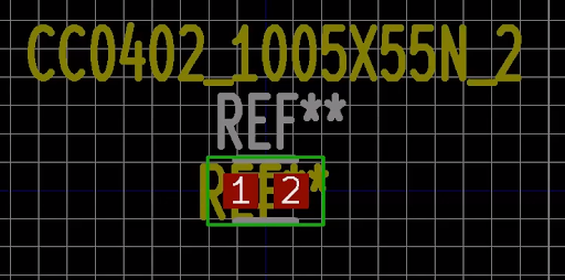 Footprint creation in KiCad