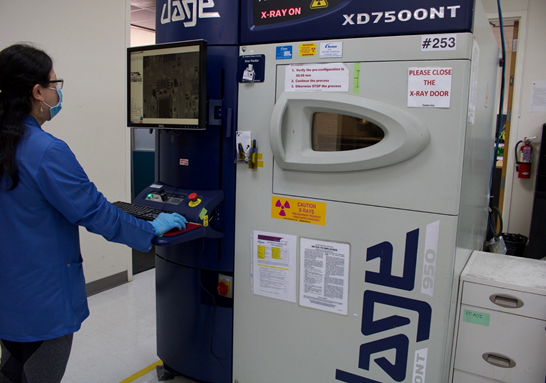 X-ray inspection facility at Sierra Circuits