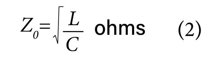 Equation for characteristic impedance of a signal line equation-for-characteristic-impedance-of-the-line.webp