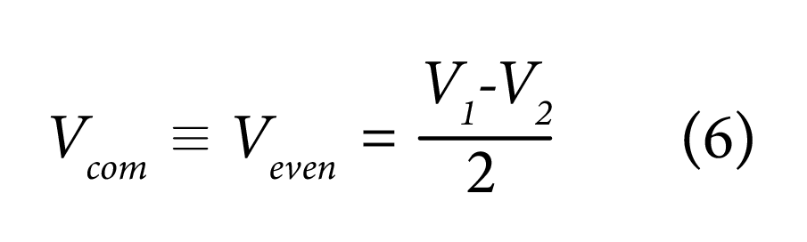Even mode signal voltage equation equation-for-even-mode-signal.webp