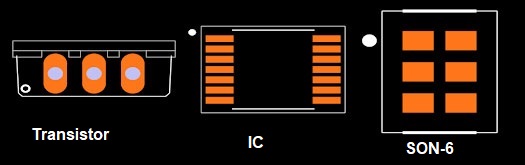 Sample footprints of a transistor, IC and SON-6 footprints-for-ic-transistor-and-son-6.jpg