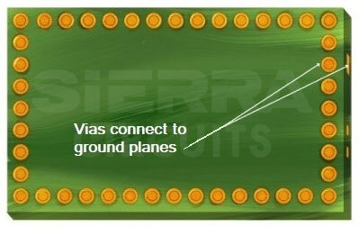 Faraday cage at the board edge for noise isolation pcb-faraday-cage-for-noise-isolation.jpg