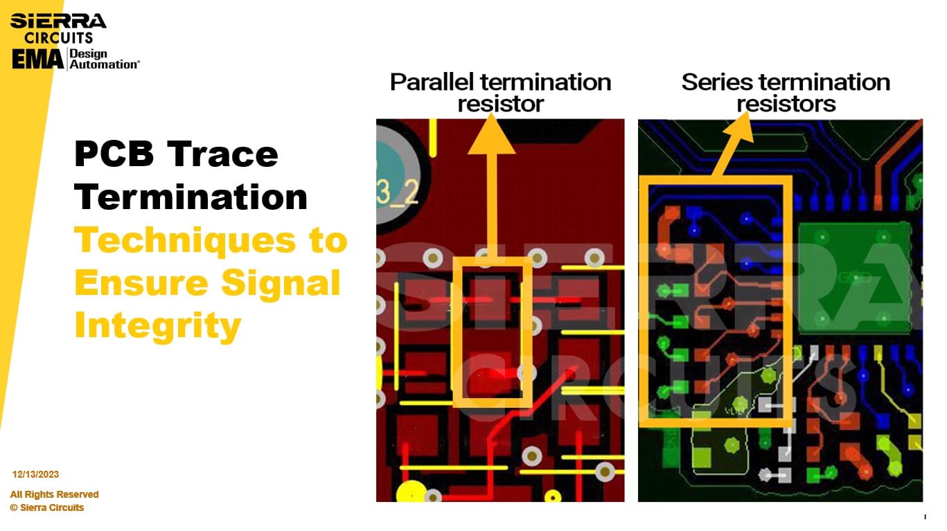 PCB Trace Termination Techniques to Ensure Signal Integrity Sierra