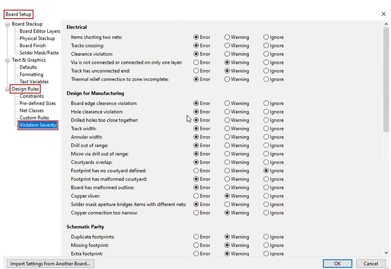 Assigning violation severity for design rules in KiCad assigning-violation-severity-for-design-rules-in-kicad.jpg
