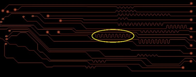 Serpentine routing designing-pcb-transmission-line-with-serpentine-routing.webp