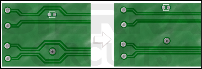 Components and vias avoided between differential pairs components-and-vias-avoided-between-differential-pairs-for-pcb-controlled-impedance.webp