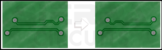 Serpentine traces placed near source for length matching serpentine-near-source-for-length-matching.webp