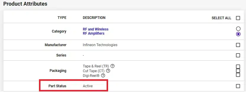 DigiKey part status part-status-digikey.webp
