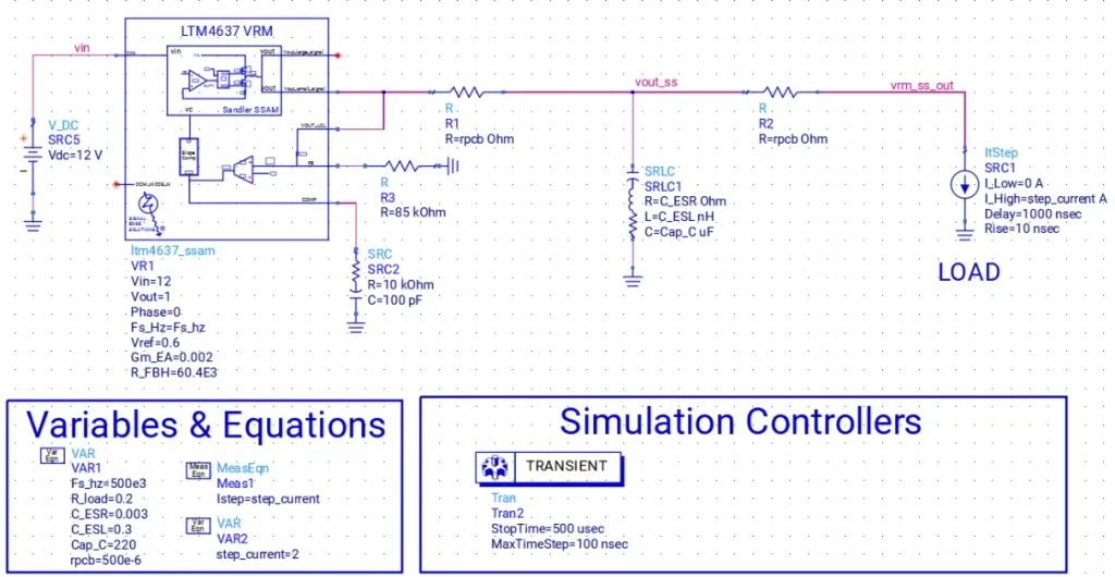 LTM4637 stability simulation example ltm4637-stability-simulation-example.webp